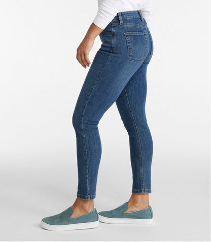L.L.Bean | Women's BeanFlex® Jeans, High-Rise Slim-Leg Ankle