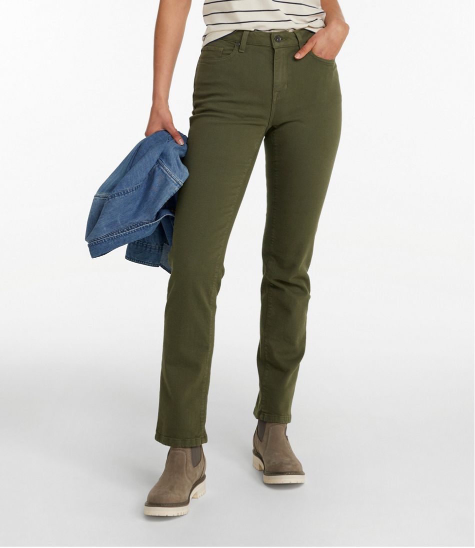L.L.Bean | Women's True Shape Jeans, High-Rise Straight-Leg Colors