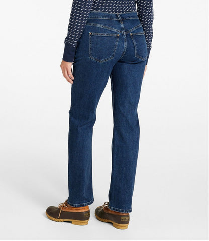 L.L.Bean | Women's 207 Vintage Jeans, Mid-Rise Relaxed Straight-Leg