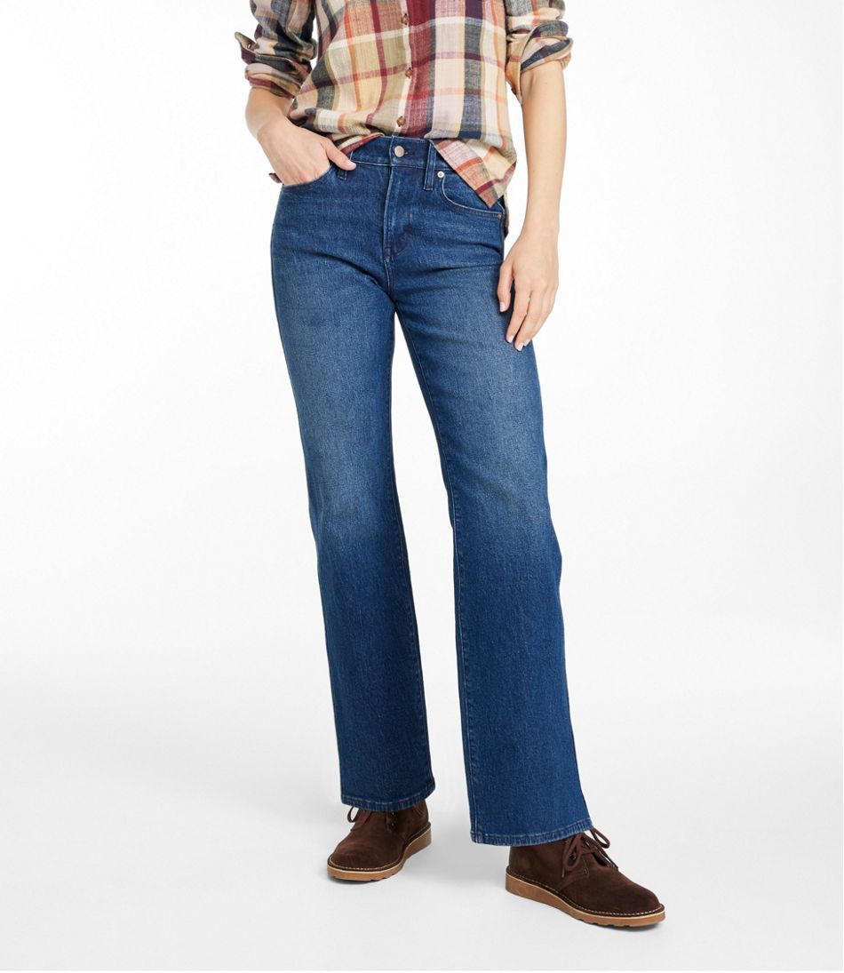 L.L.Bean | Women's Signature Original Jeans, High-Rise Straight-Leg