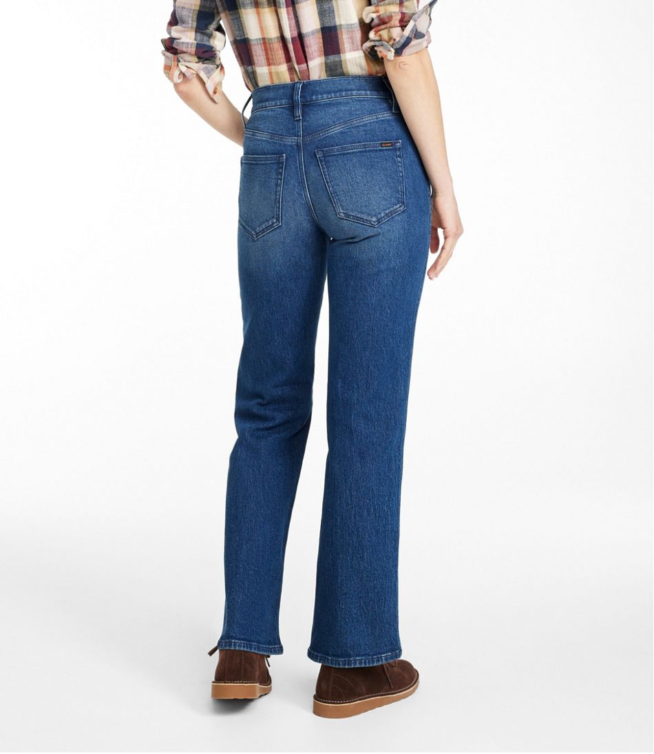 L.L.Bean | Women's Signature Original Jeans, High-Rise Straight-Leg