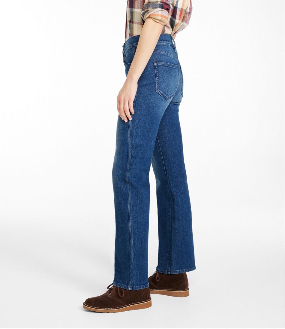 L.L.Bean | Women's Signature Original Jeans, High-Rise Straight-Leg