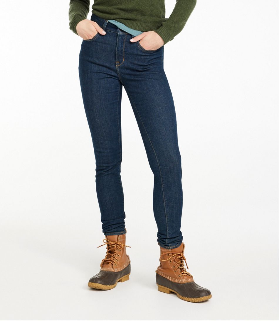 L.L.Bean | Women's True Shape Jeans, High-Rise Skinny-Leg