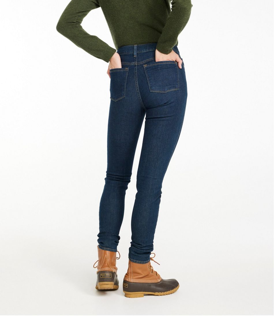 L.L.Bean | Women's True Shape Jeans, High-Rise Skinny-Leg