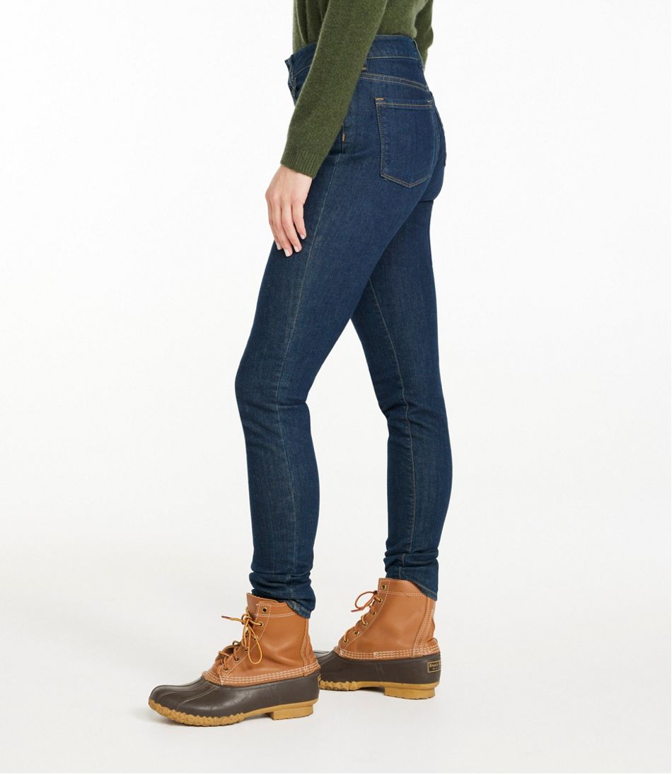 L.L.Bean | Women's True Shape Jeans, High-Rise Skinny-Leg