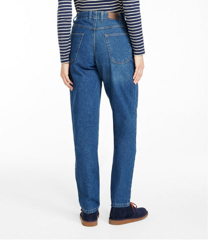 L.L.Bean | Women's Double L® Jeans, Ultra High-Rise Comfort Waist Tapered Leg