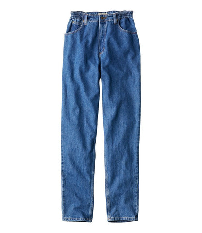 L.L.Bean | Women's Double L® Jeans, Ultra High-Rise Comfort Waist Tapered Leg