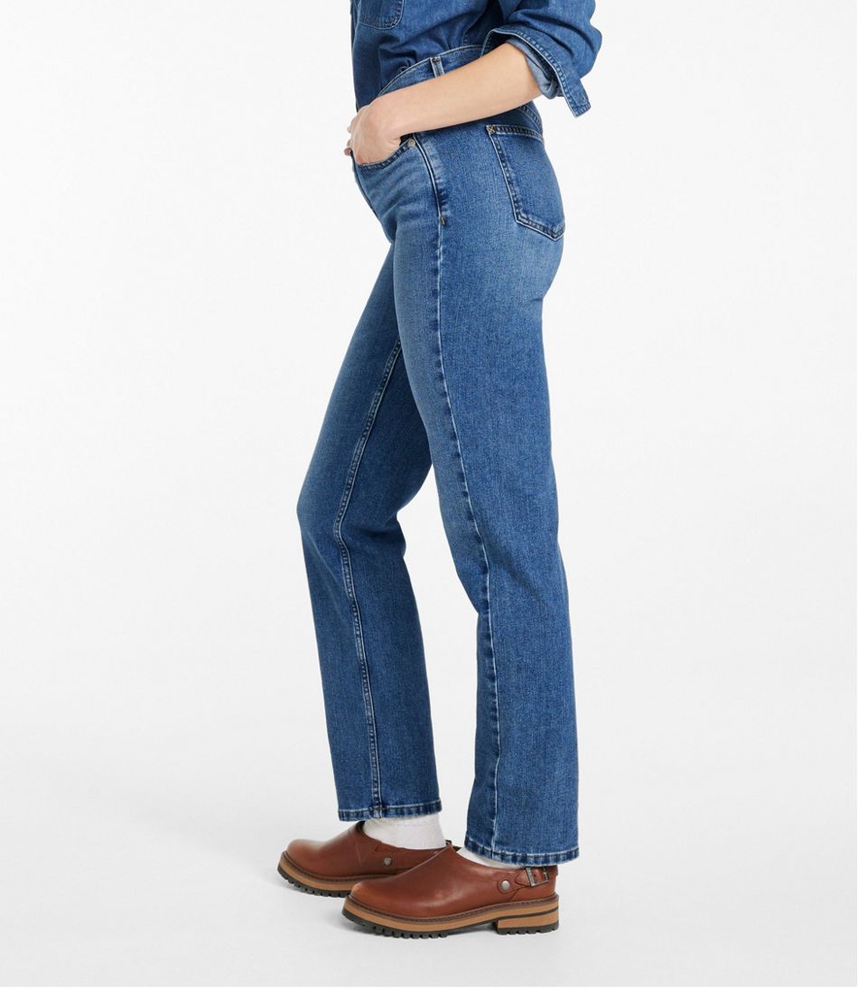 L.L.Bean | Women's 207 Vintage Jeans, High-Rise Straight-Leg