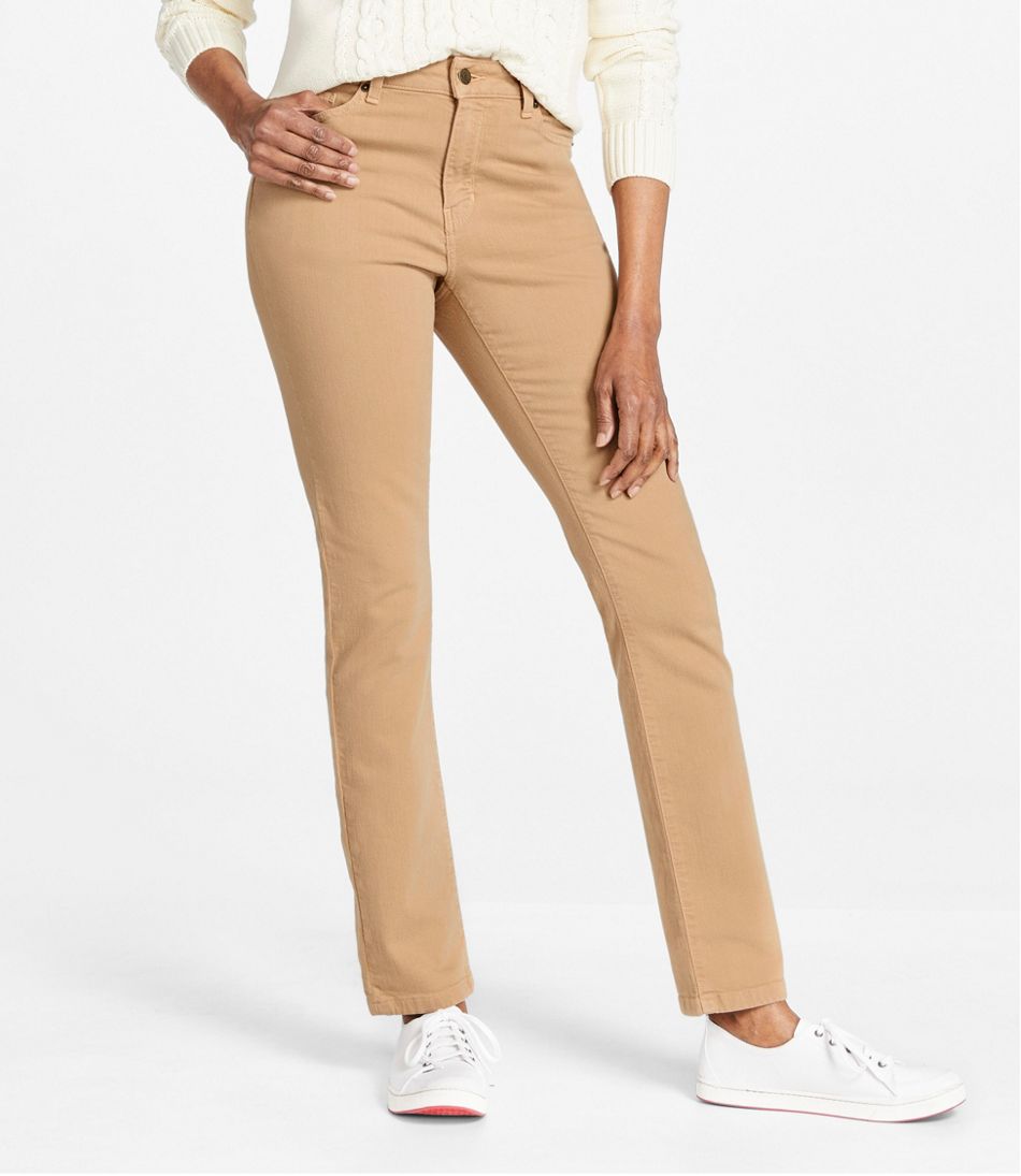 L.L.Bean | Women's True Shape Jeans, High-Rise Slim-Leg Colors