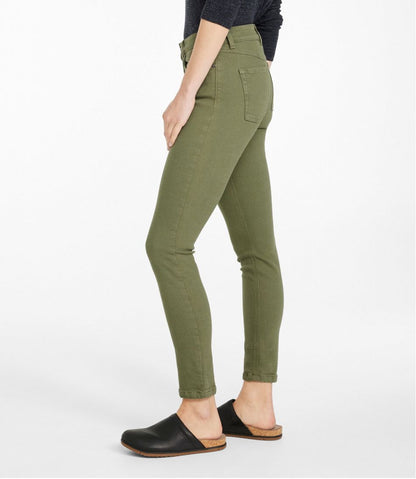 L.L.Bean | Women's BeanFlex®Jeans, High-Rise Slim-Leg Ankle Color