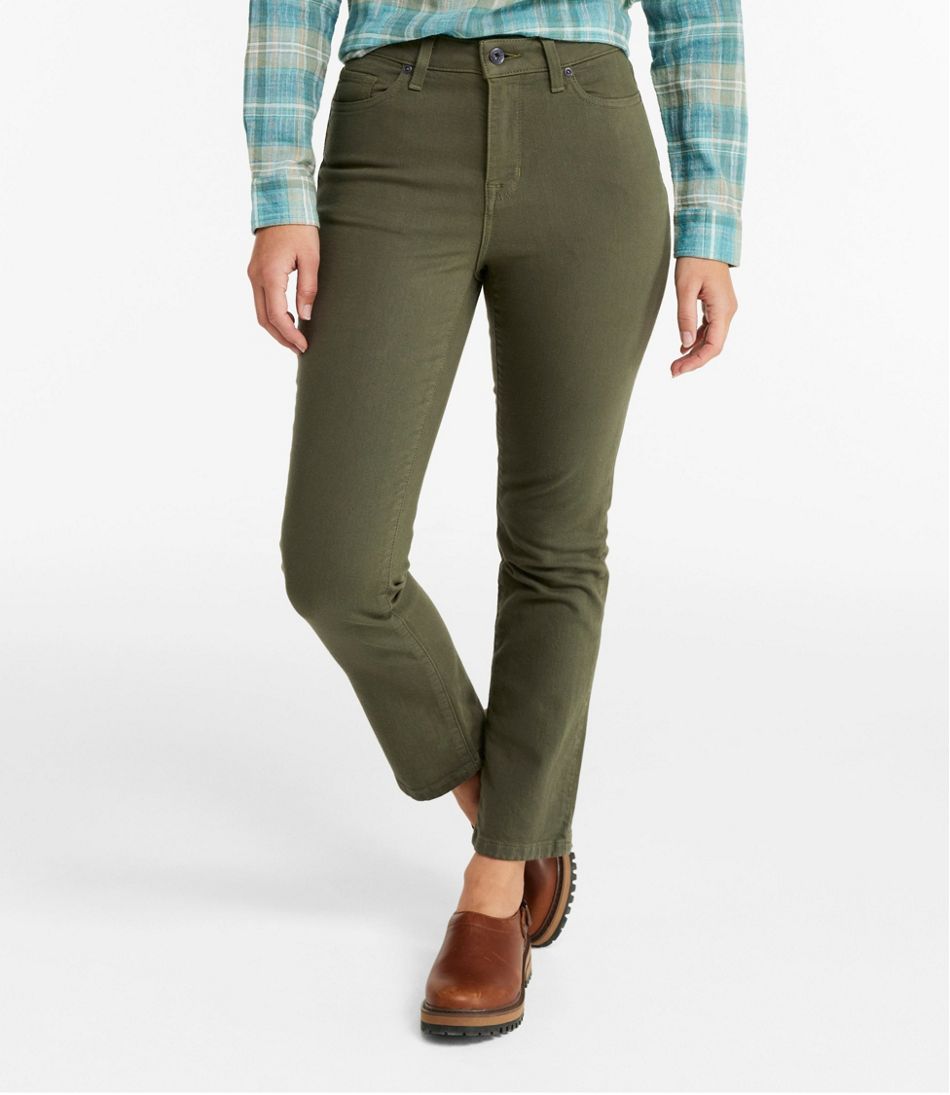 L.L.Bean | Women's True Shape Jeans, High-Rise Slim-Leg Ankle Colors