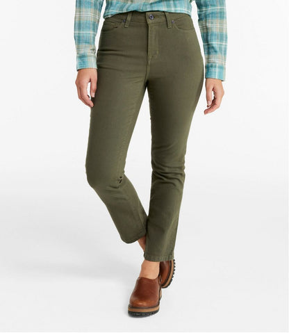 L.L.Bean | Women's True Shape Jeans, High-Rise Slim-Leg Ankle Colors