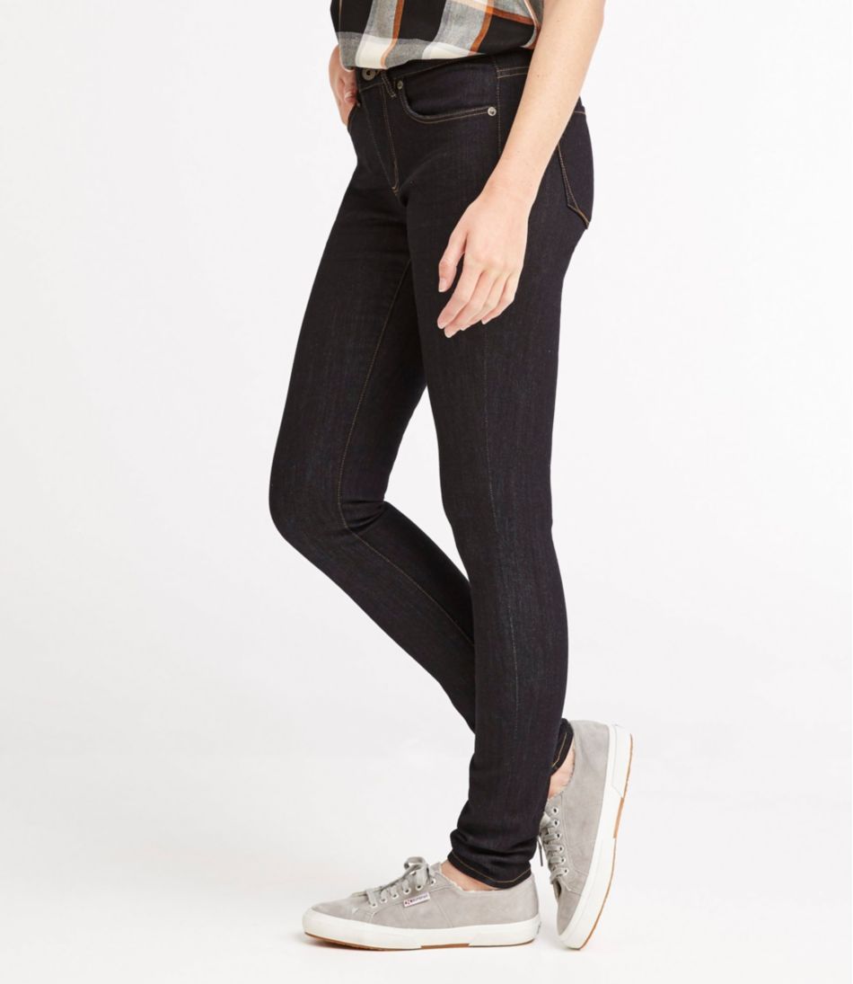 L.L.Bean | Women's Signature Premium Skinny Jeans, Mid-Rise
