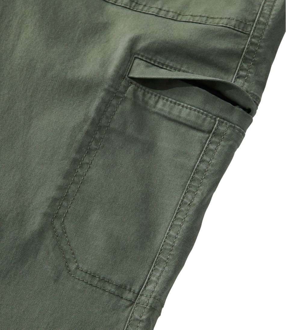 L.L.Bean | Women's 207 Vintage Cotton Canvas Pants, Mid-Rise Straight-Leg Cargo