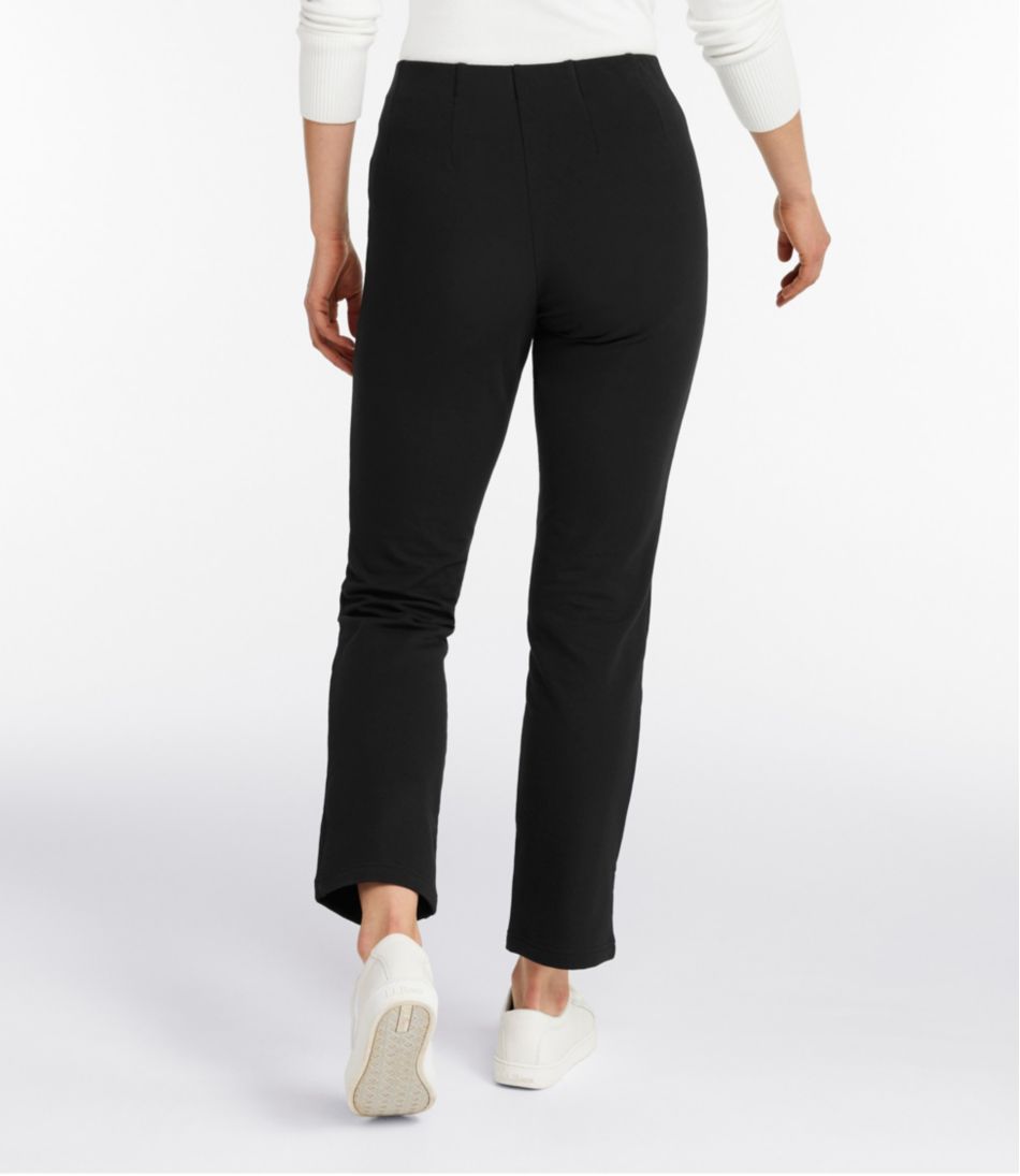 L.L.Bean | Women's Perfect Fit Pants, Fleece-Backed Slim-Leg