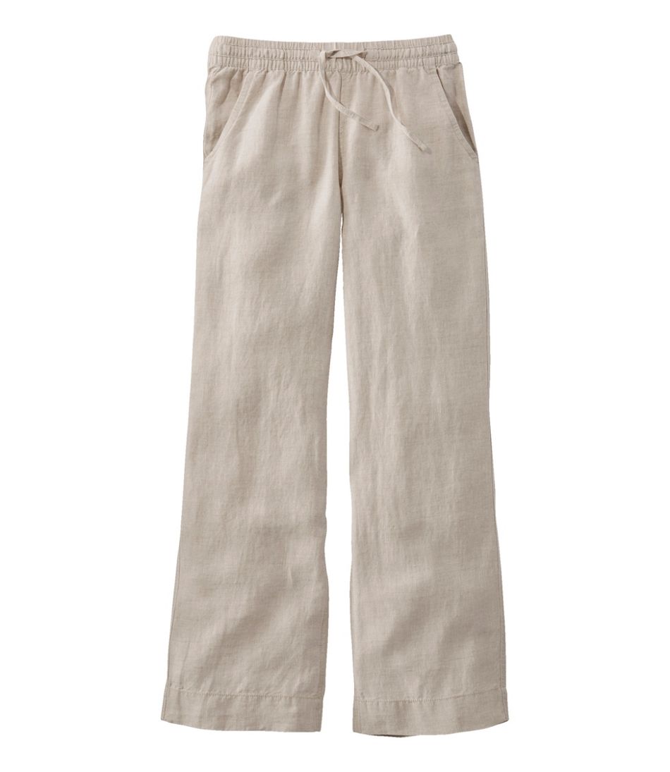 L.L.Bean | Women's Premium Washable Linen Pull-On Pants