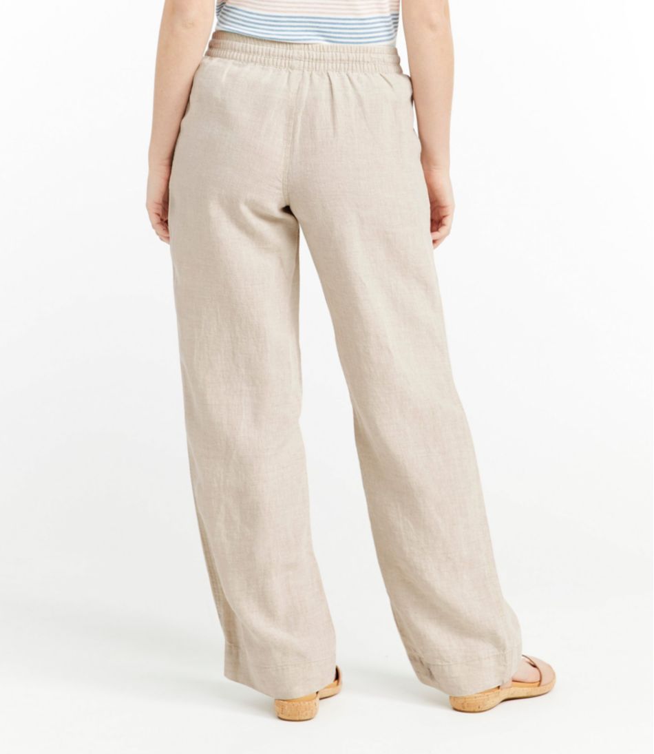 L.L.Bean | Women's Premium Washable Linen Pull-On Pants