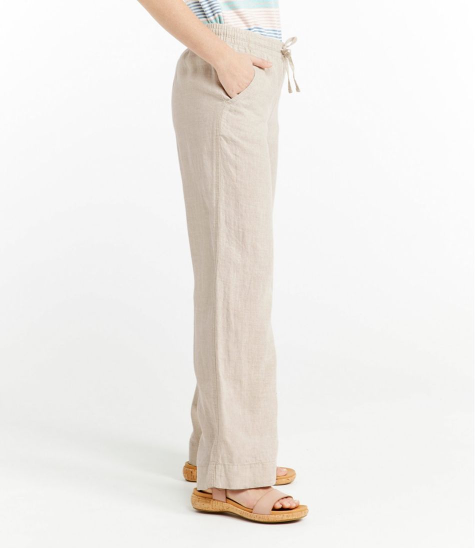 L.L.Bean | Women's Premium Washable Linen Pull-On Pants