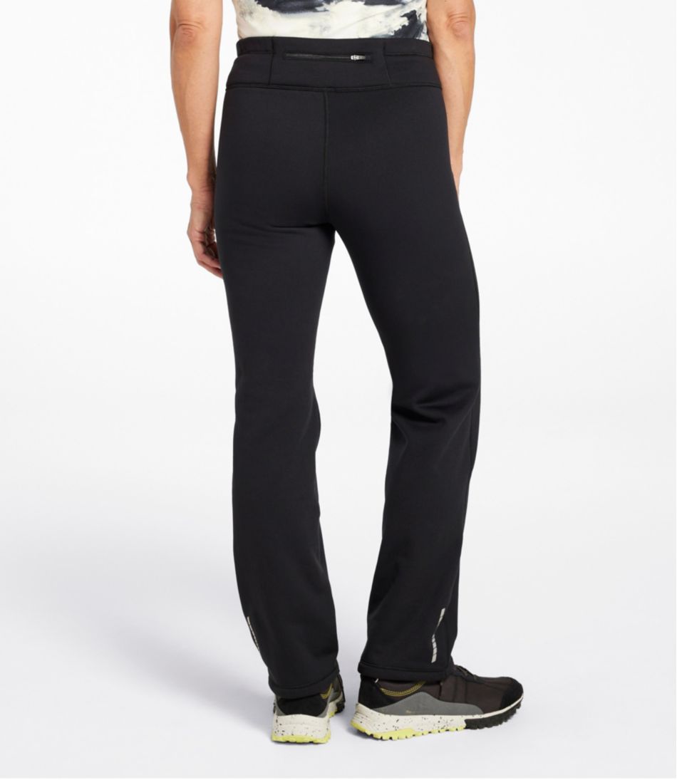 L.L.Bean | Women's PrimaLoft ThermaStretch Fleece Pants, Mid-Rise Straight-Leg