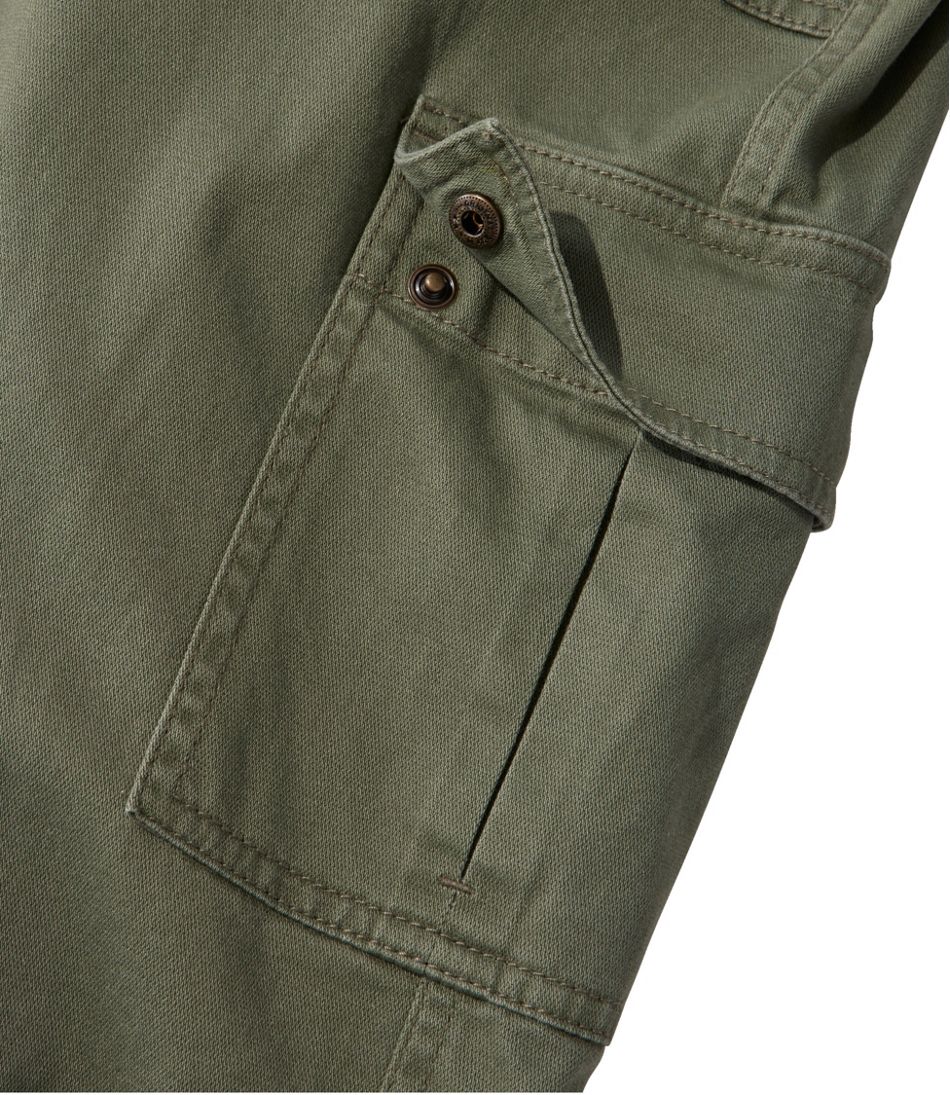 L.L.Bean | Women's Comfort Stretch Pants, Mid-Rise Straight-Leg Cargo