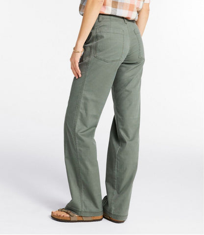 L.L.Bean | Women's Signature Utility Pants, High-Rise Wide-Leg
