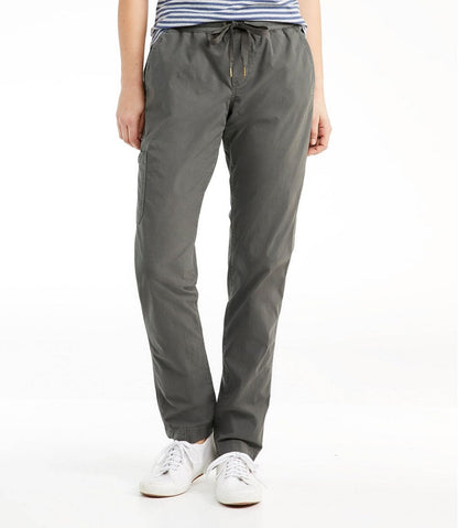L.L.Bean | Women's Stretch Ripstop Pull-On Pants, Slim-Leg