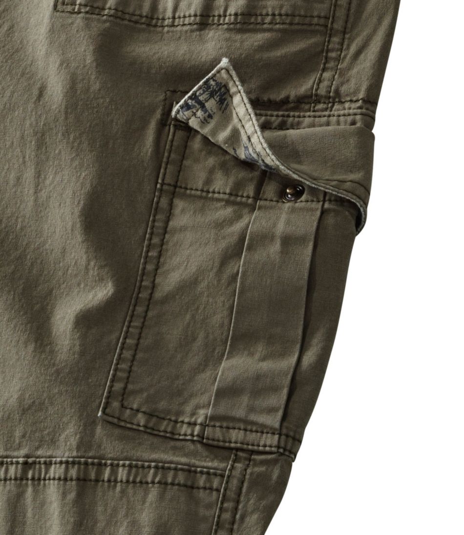 L.L.Bean | Women's Stretch Canvas Cargo Pants, Mid-Rise Straight-Leg