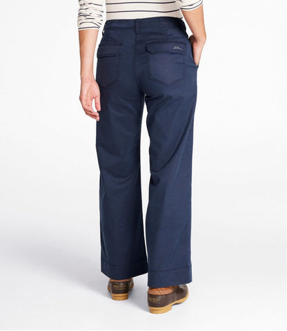 L.L.Bean | Women's Signature Utility Pants, Mid-Rise Wide-Leg Ankle-Length