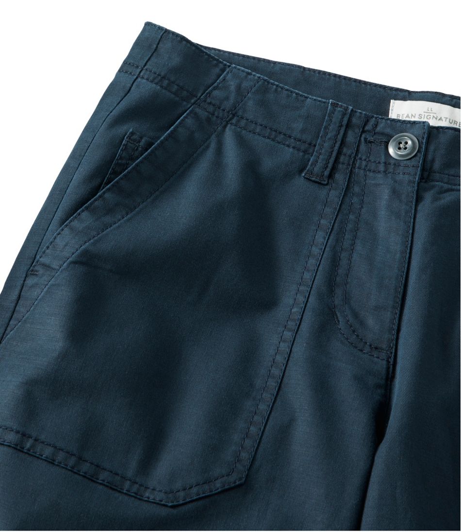 L.L.Bean | Women's Signature Utility Pants, Mid-Rise Wide-Leg Ankle-Length