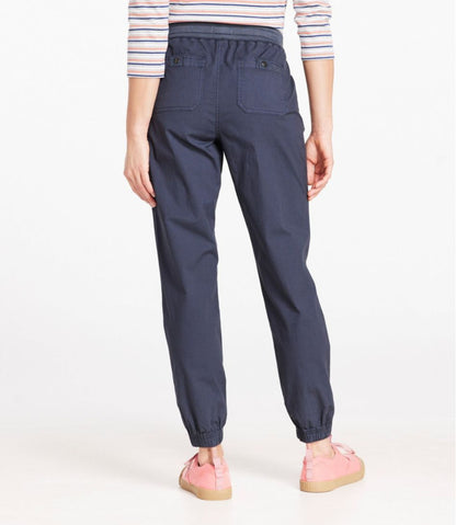 L.L.Bean | Women's Stretch Ripstop Pull-On Pants, Slim-Leg Jogger