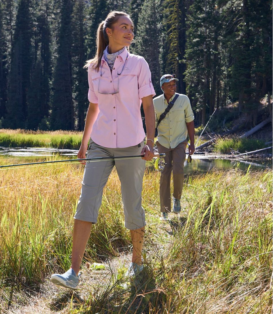 L.L.Bean | Women's Tropicwear Capri Pants, Mid-Rise