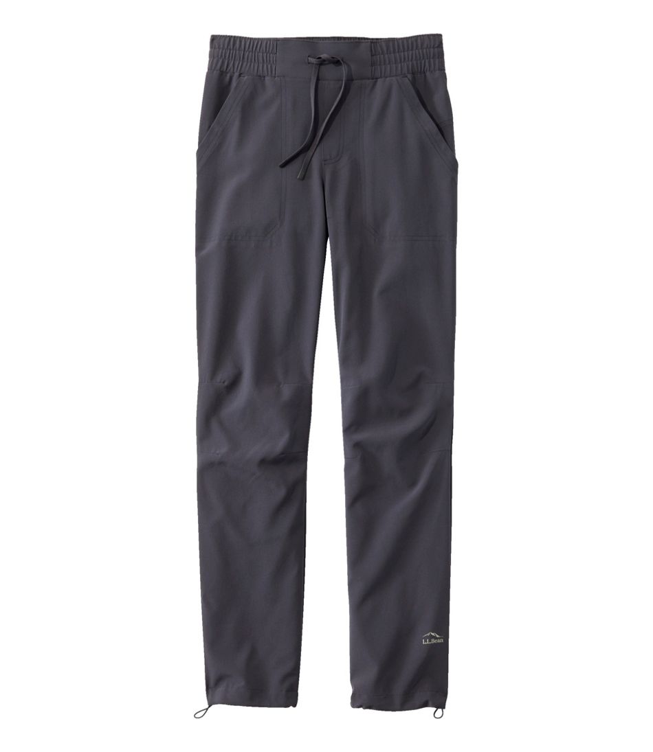 L.L.Bean | Women's VentureStretch Trail Pants, Mid-Rise Straight-Leg