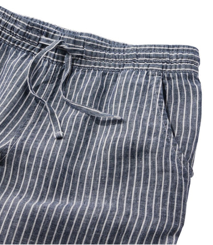 L.L.Bean | Women's Premium Washable Linen Pull-On Pants, Stripe