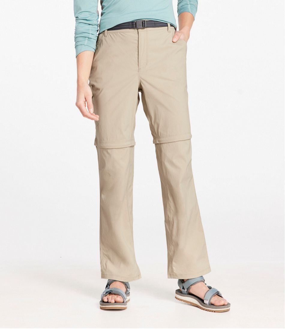 L.L.Bean | Women's Tropicwear Zip-Off Pants, Mid-Rise