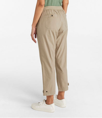 L.L.Bean | Women's Stretch Ripstop Pull-On Capri Pants, Slim-Leg