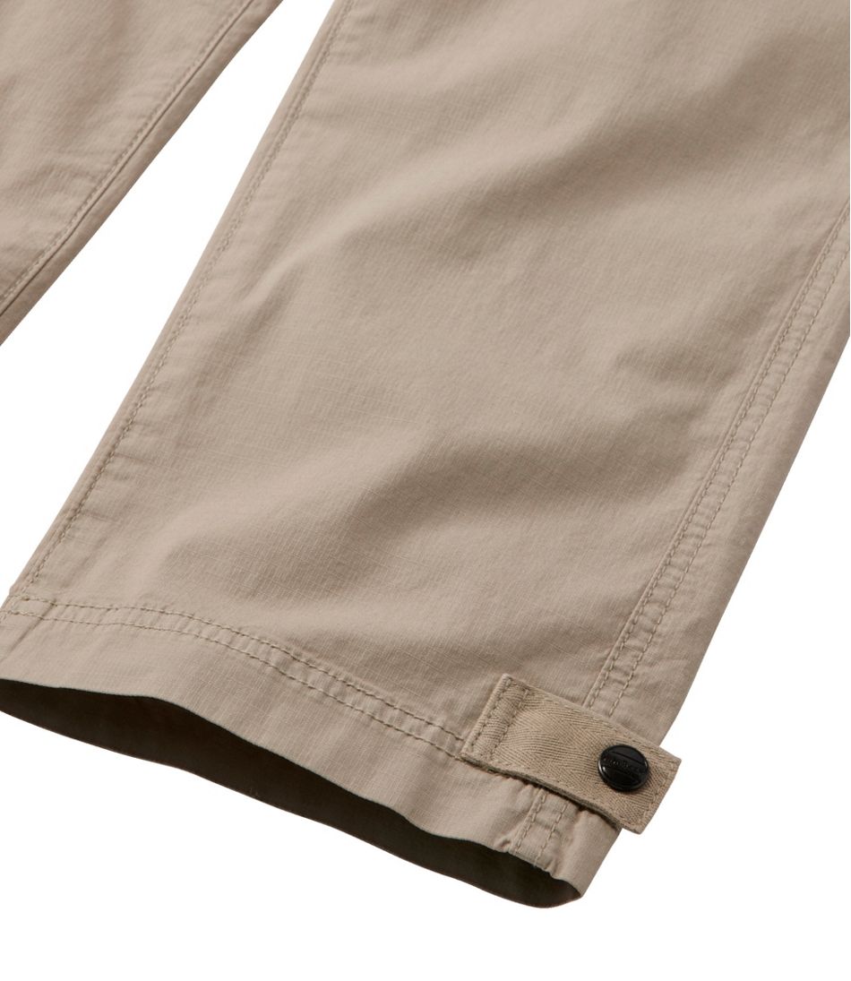 L.L.Bean | Women's Stretch Ripstop Pull-On Capri Pants, Slim-Leg