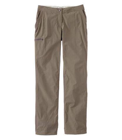 L.L.Bean | Women's Water-Repellent Comfort Trail Pants, Mid-Rise Straight-Leg