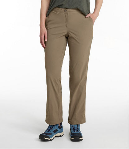 L.L.Bean | Women's Water-Repellent Comfort Trail Pants, Mid-Rise Straight-Leg