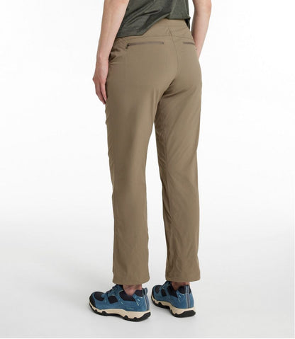 L.L.Bean | Women's Water-Repellent Comfort Trail Pants, Mid-Rise Straight-Leg