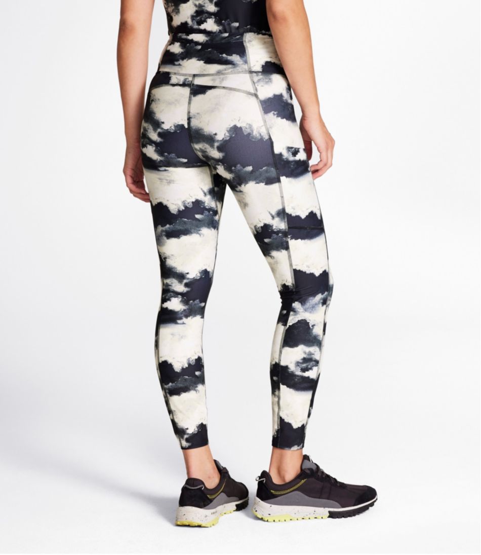 L.L.Bean | Women's L.L.Bean Everyday Performance 7/8 Leggings, High-Rise Pocket Print