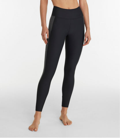 L.L.Bean | Women's L.L.Bean Everyday Performance 7/8 Leggings, High-Rise Pocket Colorblock