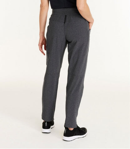 L.L.Bean | Women's VentureStretch Woven Ankle Pants, Mid-Rise Print