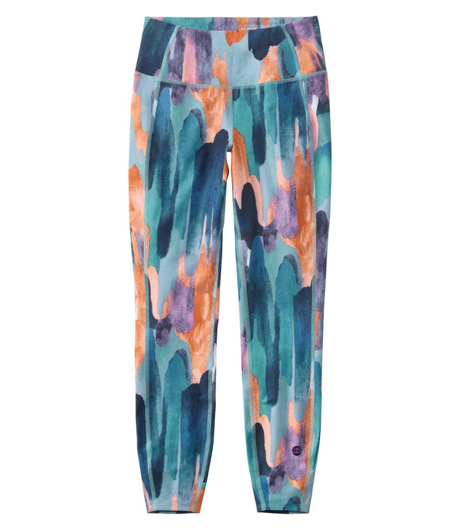 L.L.Bean | Women's Everyday Performance 7/8 Leggings, High-Rise Print