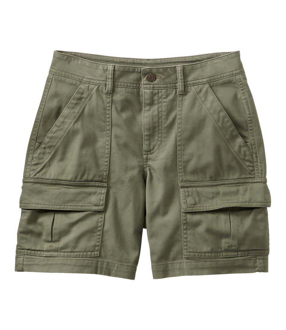 L.L.Bean | Women's Comfort Stretch Shorts, Cargo 7"