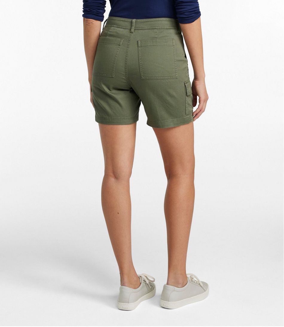 L.L.Bean | Women's Comfort Stretch Shorts, Cargo 7"