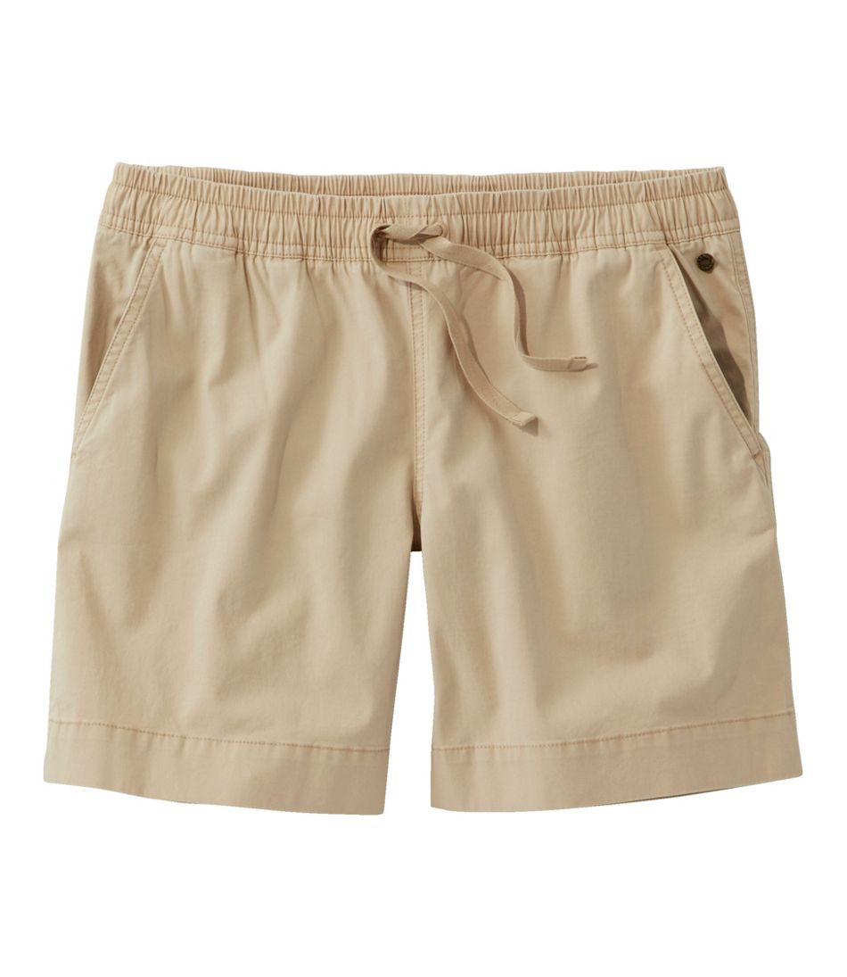 L.L.Bean | Women's Lakewashed Dock Shorts, Mid-Rise