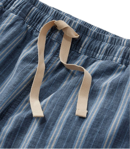 L.L.Bean | Women's Lakewashed Dock Shorts, Mid-Rise Stripe