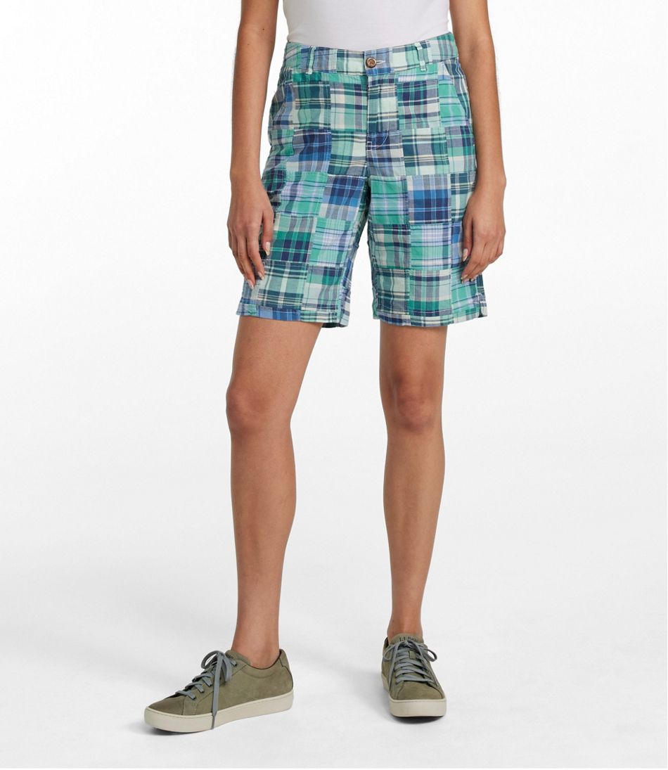 L.L.Bean | Women's Comfort Shorts, Patchwork Bermudas 9"