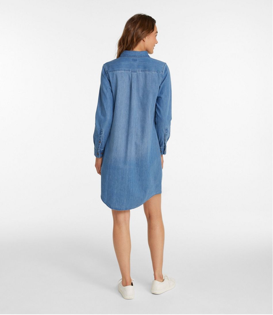 L.L.Bean | Women's L.L. Bean Heritage Washed Denim Shirt Dress