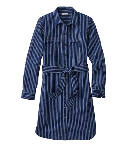 L.L.Bean | Women's Signature Camp Shirt Dress, Button-Front
